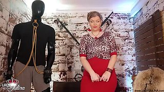 German MILF Domina Julina Extreme BDSM Anal Rosette Slave 4K POV