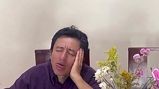 Old Man Fucks His Two Beautiful Lesbian Stepdaughters with Big Asses and Big Tits