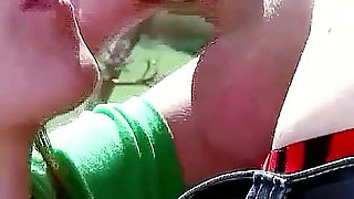 Teen Charlotte is fucked by her step brother at the lost place on a tour of discovery