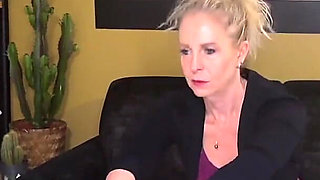 A 55-year-old Cougar Gets by Her Sports Teacher!