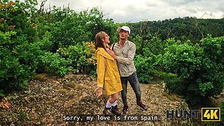 Hunt4k. she sucked a shaft and smooched her boyfriend after