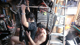 Big Sexy Latina MILF Gets Pounded Hard by Her Man in Sex Swing