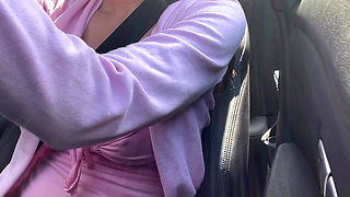 Italian Big tits Milf Artemisia Love big tits teasing in the car