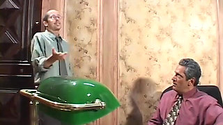 He is old but he has a big cock