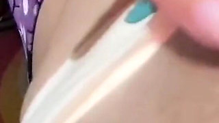 Amateur Actress Masturbates and Touches Her Big Tits