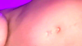 Pregnant Huge Belly Oil Play Anal Ride & Standing Creampie