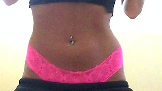 Blonde tight pussy babe solo toy fun in glamour masturbation
