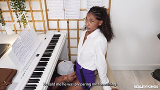 Amoral ebony tart filthy X-rated clip