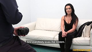 Her fantasy was to be banged on an office desk - faux agent