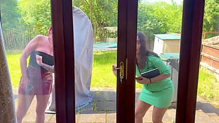 Latina & Zoey Grey: Reporter Whores Caught Snooping Used Hard (4k)
