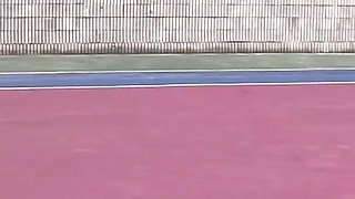 Horny Mixed Double Tennis Match
