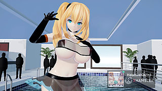mmd r18 Gentleman want to fuck big tits student princess queen dildo blowjob cum swallow 3d hentai