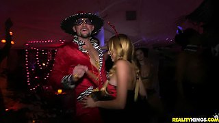 Wild Halloween Party with Julie Kay in Latina Frenzy