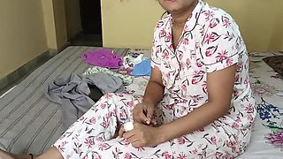 Desi Bhabhi Hardcore Fuck with Big Ass and Blowjob - Indian Aunty Moaning in Hindi