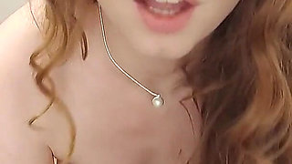 Redhead Rides a Big Toy