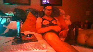 Sissy likes sucking BLACK DICKS