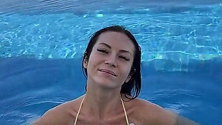 Bikini Tease, Tits Cleavage, Feet, Tits Flash