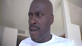 Ebony Rides and Sucks Big Black Cocks