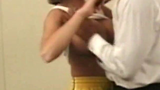 Public Toilet Quickie with Moaning Slut