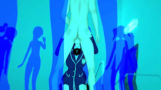 Schoolgirl +18 fucking a guy until she orgasms several times - hentai