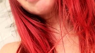 Big boobs milf masturbates with her dildo