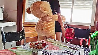Sex With My Teddy Bear After A Date