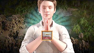 Lingerie-clad bikini babe Loveskysan69real gets down with some animated fun