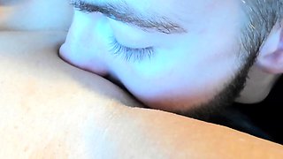 Tattooed amateur Milf homemade blowjob with cumshot