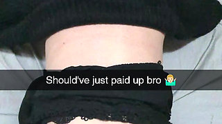 Pregnant MILF Pays Boyfriends Debt Over - Cuckold Captions