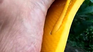 FemaleAgent MILF indulges studs foot fetish