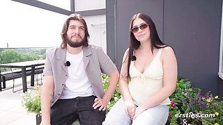 Hairy and Shaved Brunettes Trade 69s