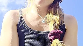 Redhead Preps Ass for Anal with Big Metal Plug