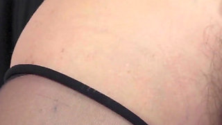 Gaping Hairy Pussy of Horny Granny Renate