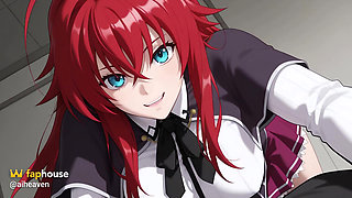 Issei Skips Class with Rias Gremory to Fuck in a Empty Classroom! High College Dxd Hentai Uncensored POV