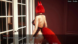 Furrhouse 5: Daisy's Two-finger Pussy & Boob Press Masturbation Caught