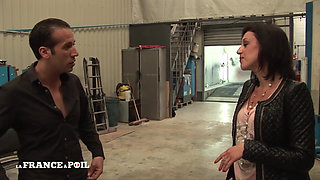 Smart Beurette with Small Tits Pays Bills with Her Ass