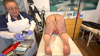 Part 1: Matron Satana and Mr Jones Anal Examination!