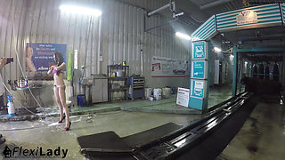 Contortion car wash