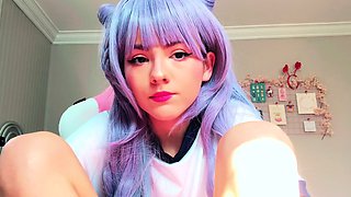 Close up teen pussy gaping action