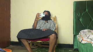 Perfect Ebony Wetting Herself She Really Has to Much Water in Her Pussy