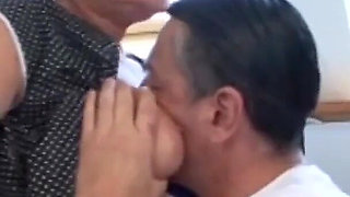 Mature Brunette MILF Gets Pounded Hard on Kitchen Counter