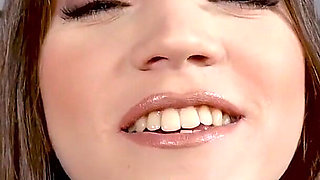 Hot teen Evelina Darling fucked anal and POV blowjob cum swallow