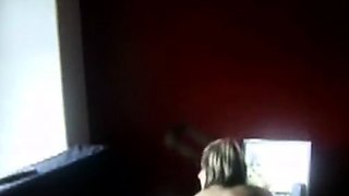 Blonde Amateur Strips and Masturbates on Webcam