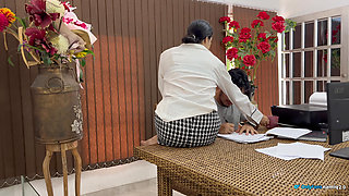 My secretary knows how to earn her salary, she gives her ass mercilessly!