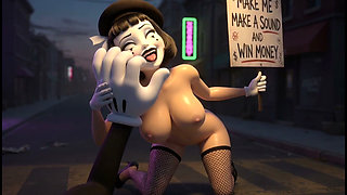 A stranger played a game with me, won money and had sex.