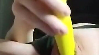 Playing with My Yellow Vibrator
