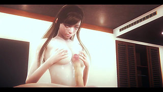 Hentai Uncensored - Freckled Girl Enjoys Being Fucked Several Times - Japanese Asian Manga Anime Film Game Porn