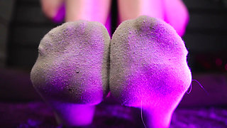 Come Here My Feet Slave. Stinky Socks Are Waiting