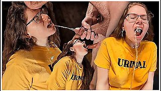 Sloppy Girlfriend Asked Me To Pee In Her Mouth... She Was Not Ready