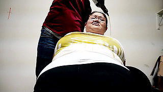 Dee Succumbs to Oiled Titty Play